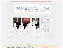 Tablet Screenshot of danielmkcohen.com